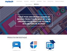 Tablet Screenshot of mstech.com.br